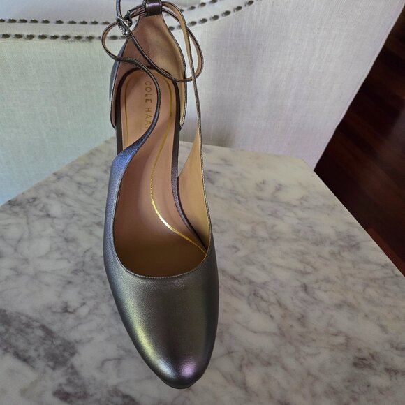 Brand New - COLE HAAN Remi Metallic Platform Pumps Size US 11 - Picture 7 of 12